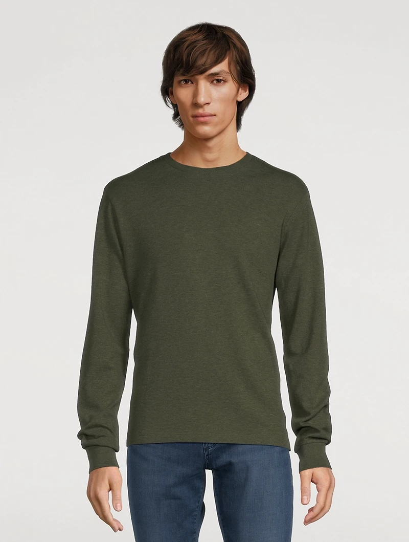 Duo Fold Cotton Long-Sleeve T-Shirt