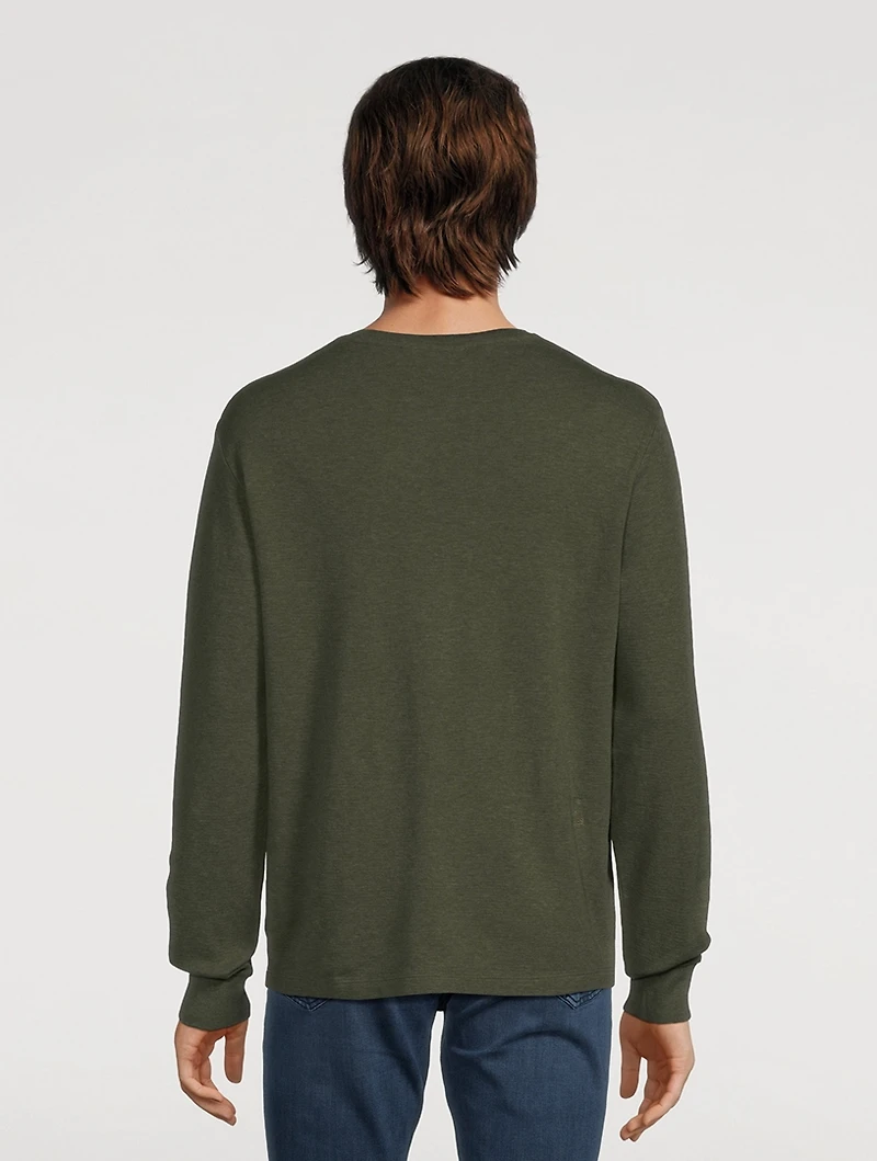 Duo Fold Cotton Long-Sleeve T-Shirt