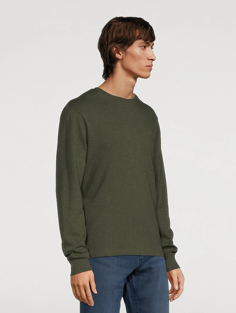Duo Fold Cotton Long-Sleeve T-Shirt