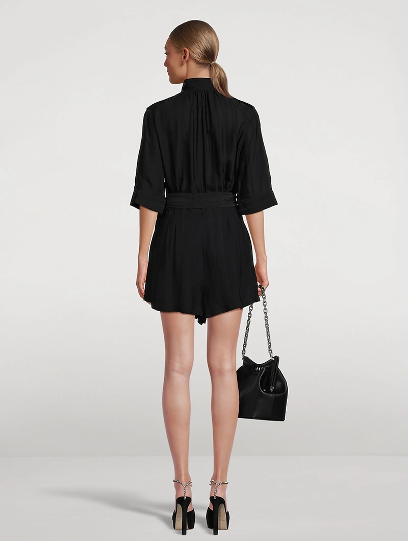 Belted Utility Romper