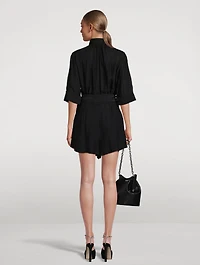 Belted Utility Romper