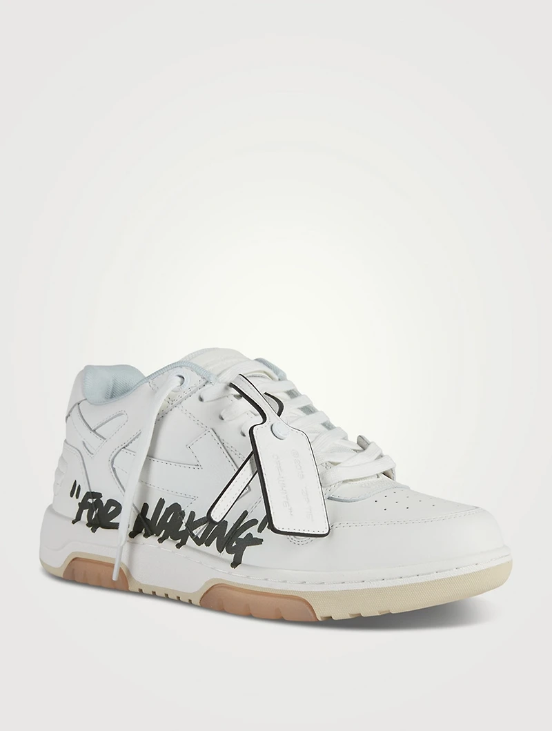 Out Of Office For Walking Leather Sneakers
