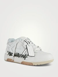 Out Of Office For Walking Leather Sneakers
