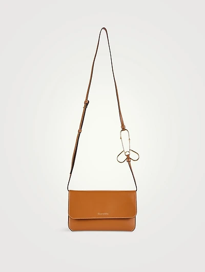 Leather Crossbody Phone Pouch
