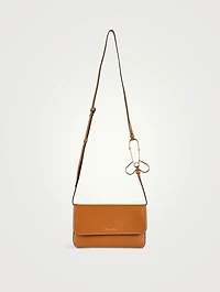 Leather Crossbody Phone Pouch