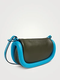 Bumper Colourblock Leather Shoulder Bag