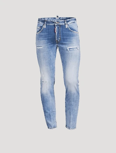 Distressed Skater Skinny Jeans