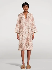 Caftan Sleep Dress Night Bloom Print