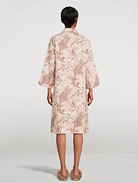 Caftan Sleep Dress Night Bloom Print