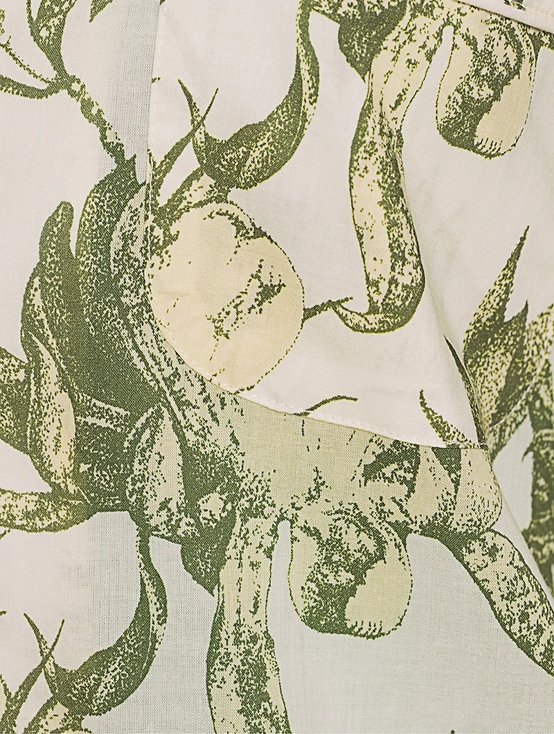 Long Pajama Set Night Bloom Print