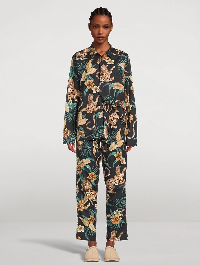 Pocket Pajama Set Soleia Print