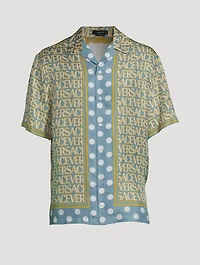 Versace Allover Silk Shirt
