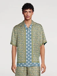 Versace Allover Silk Shirt