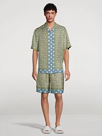 Versace Allover Silk Shirt