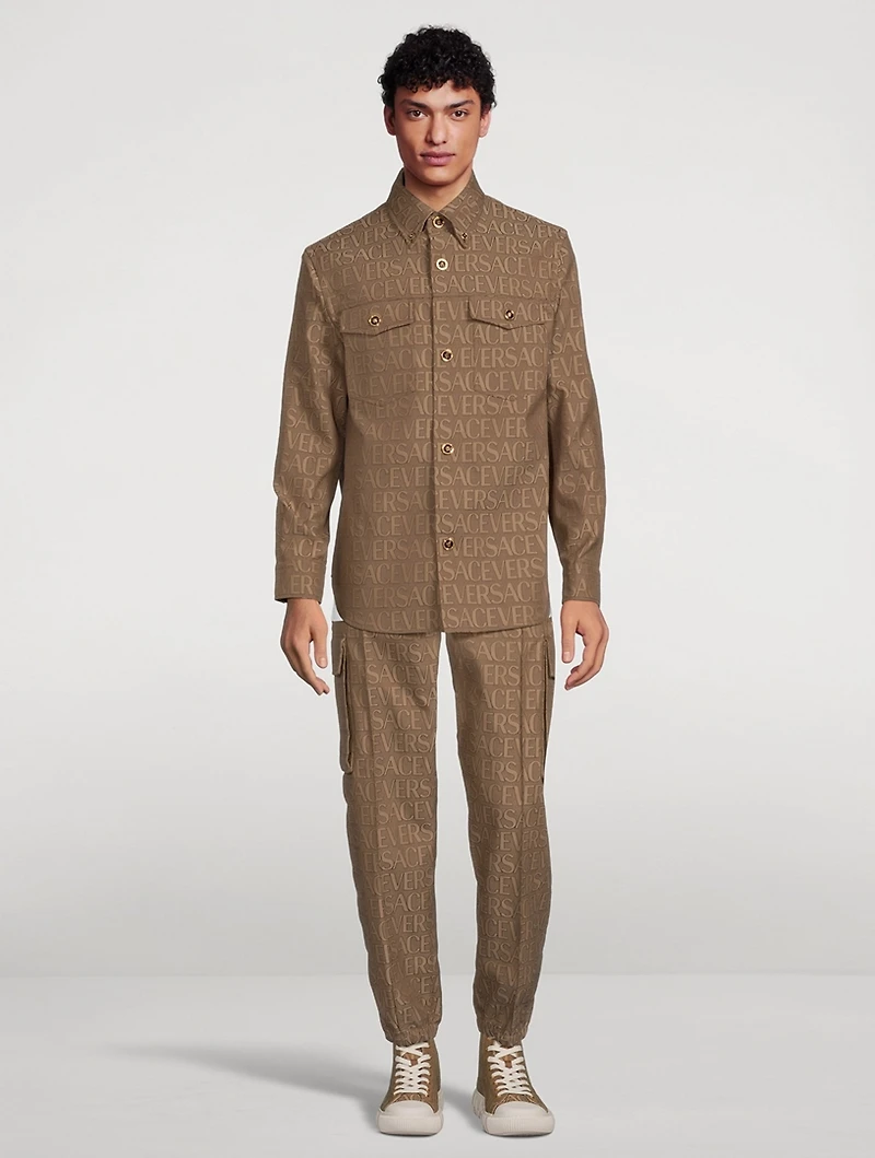 Allover Logo Overshirt