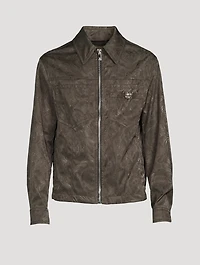 Barocco Silhouette Nylon Jacket