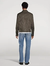 Barocco Silhouette Nylon Jacket