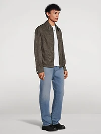 Barocco Silhouette Nylon Jacket