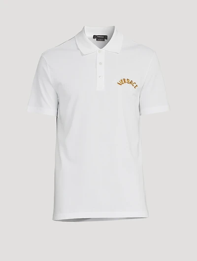 Seashell Baroque Logo Polo Shirt