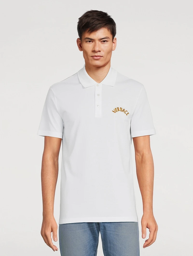 Seashell Baroque Logo Polo Shirt