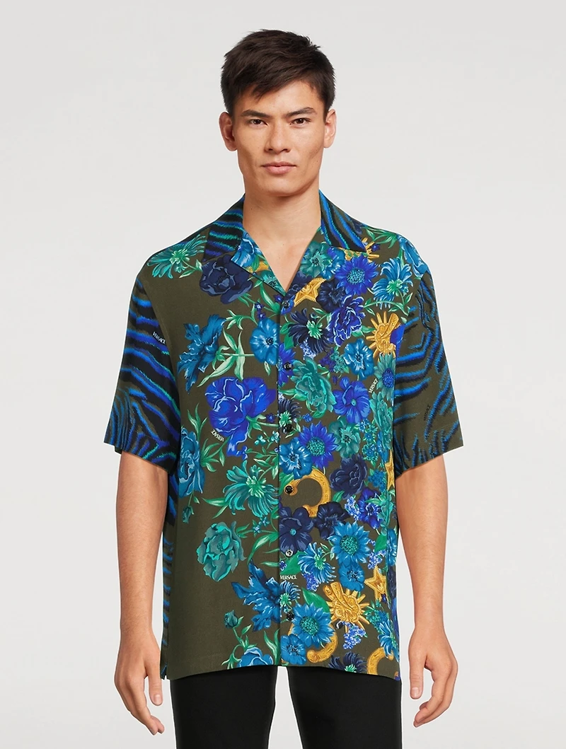 Short-Sleeve Shirt Wildflower Print