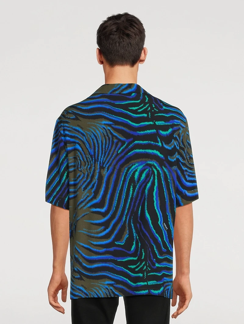 Short-Sleeve Shirt Wildflower Print