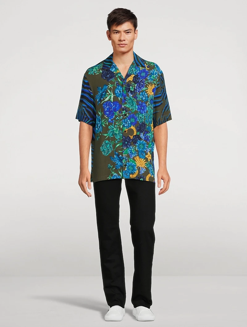 Short-Sleeve Shirt Wildflower Print
