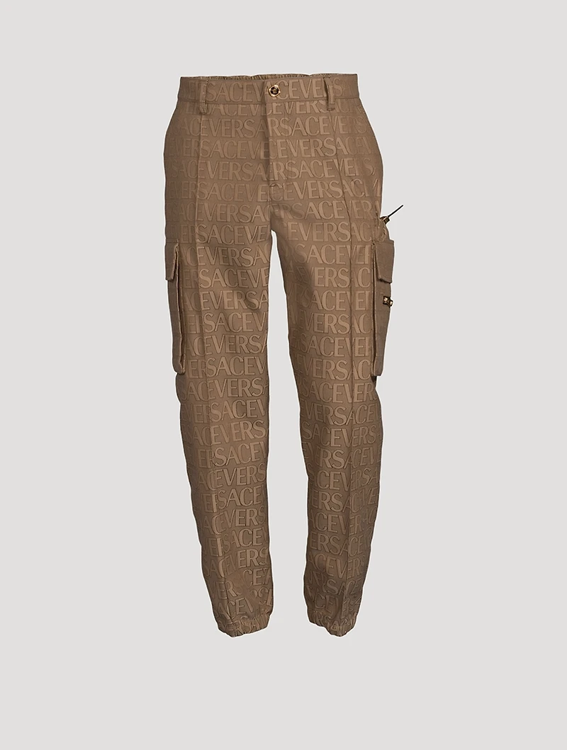 Allover Logo Cargo Pants