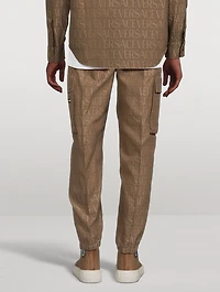 Allover Logo Cargo Pants