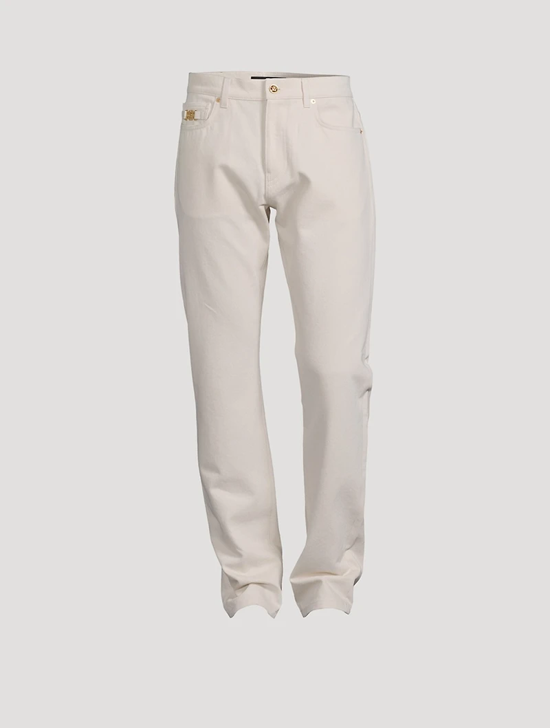 Medusa Biggie Straight-Leg Jeans