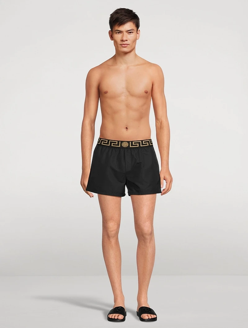 Greca Border Swim Shorts