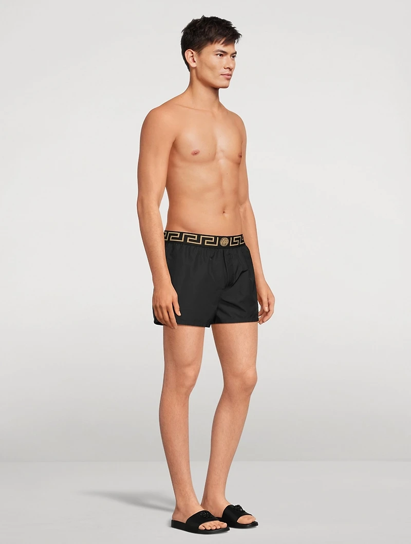 Greca Border Swim Shorts