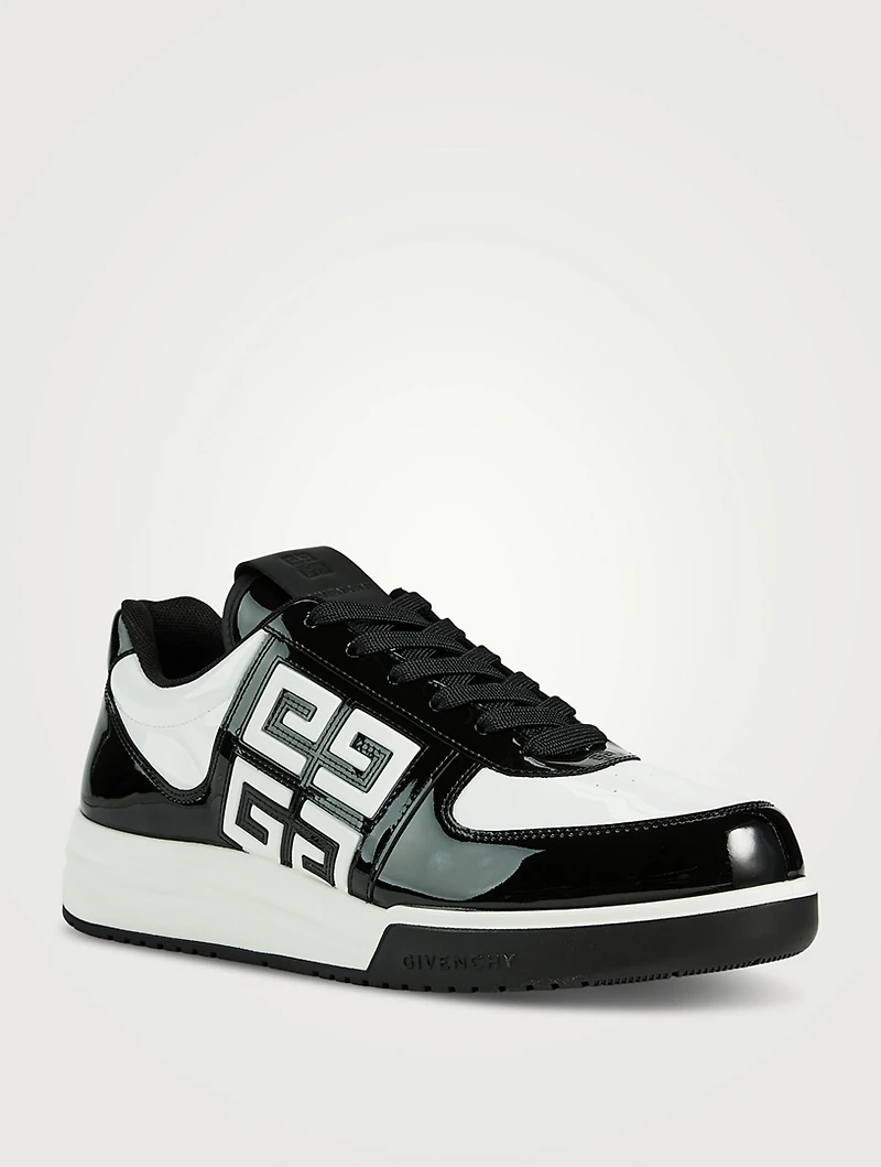 G4 Patent Leather Low-Top Sneakers
