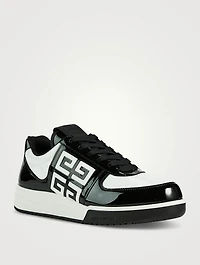 G4 Patent Leather Low-Top Sneakers