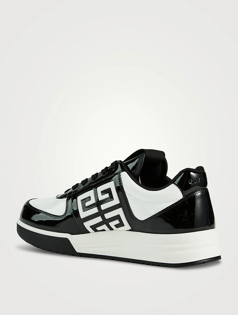 G4 Patent Leather Low-Top Sneakers