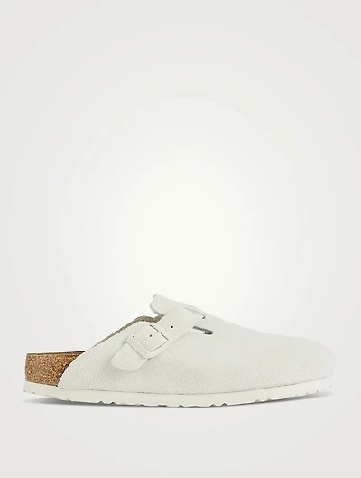 Boston Suede Clogs