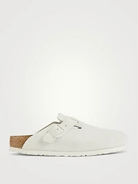 Boston Suede Clogs