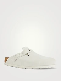 Boston Suede Clogs
