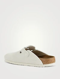 Boston Suede Clogs