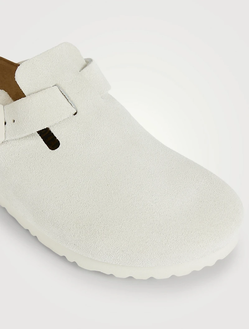Boston Suede Clogs
