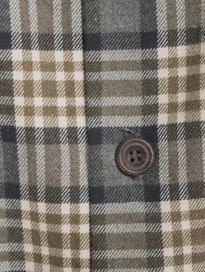 Cotton Shirt Check Print