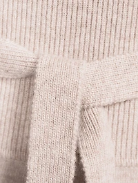 Cashmere High Waisted Midi Skirt
