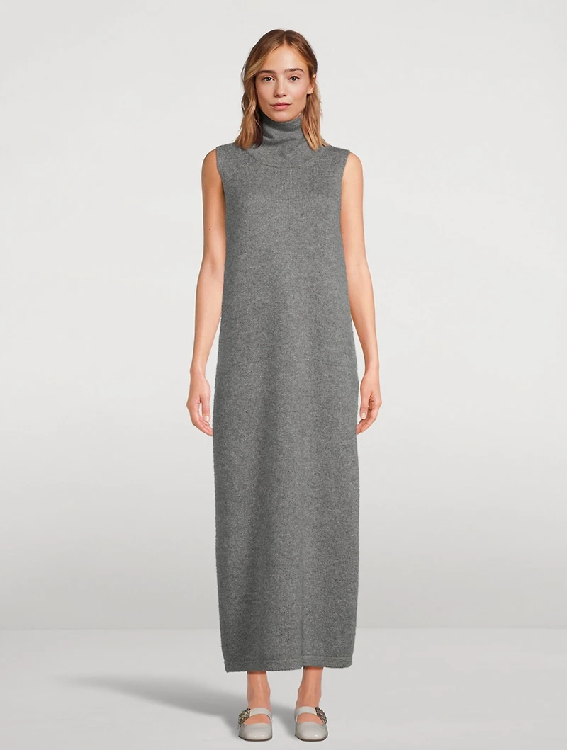 Cashmere Sleeveless Maxi Dress