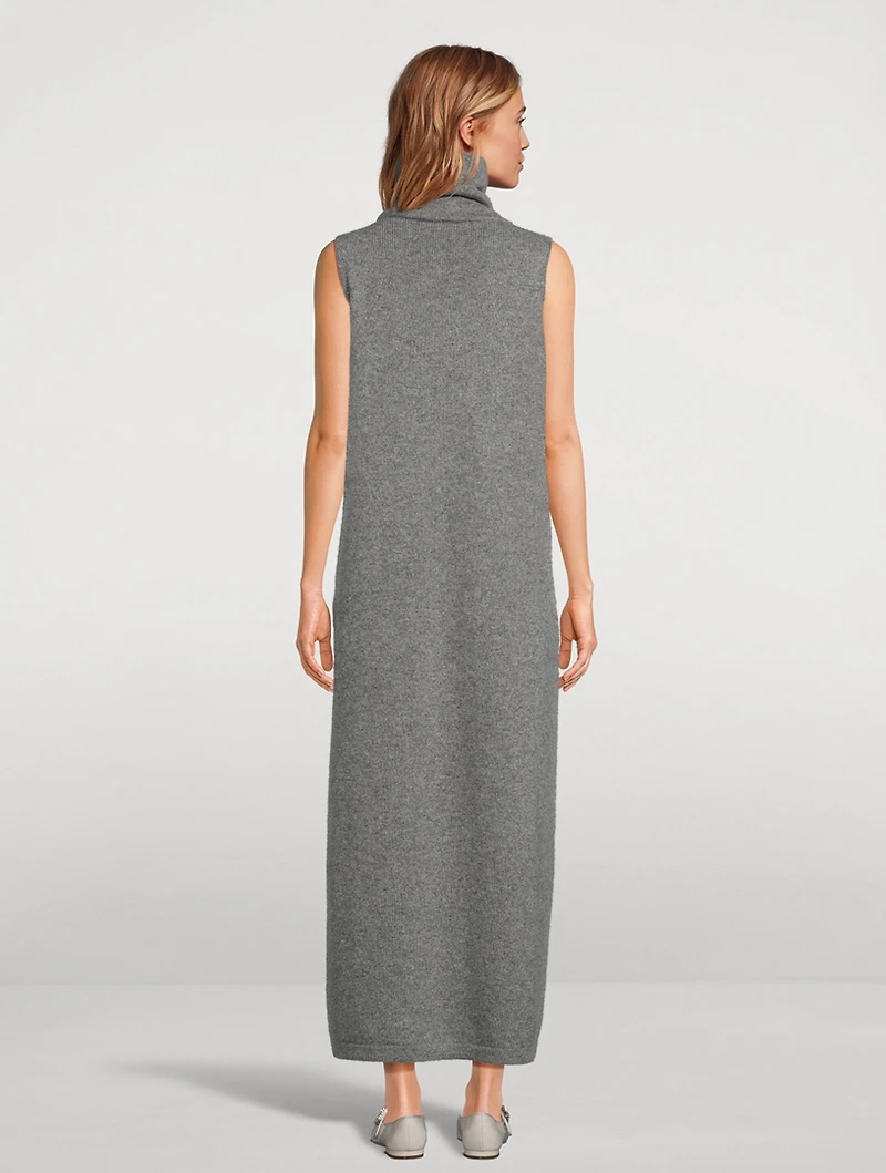 Cashmere Sleeveless Maxi Dress