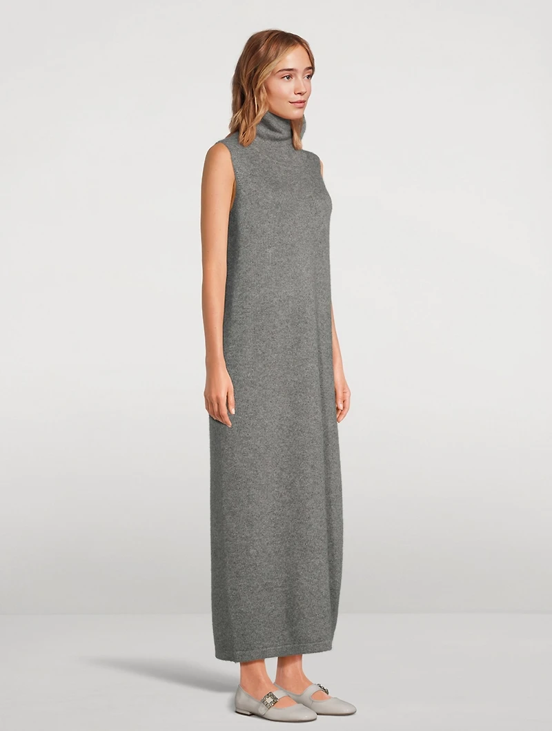 Cashmere Sleeveless Maxi Dress