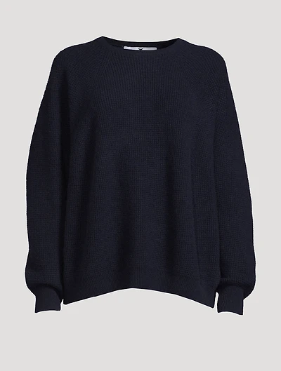 Cashmere Waffle Knit Sweater