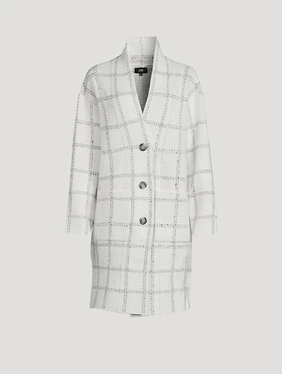 Nellie Coat Check Print
