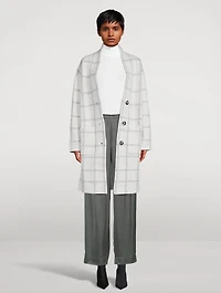 Nellie Coat Check Print