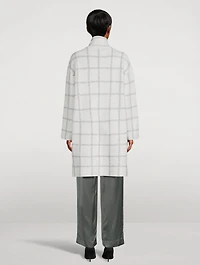 Nellie Coat Check Print