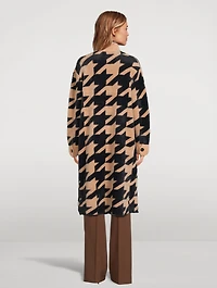 Rory Houndstooth Long Coat